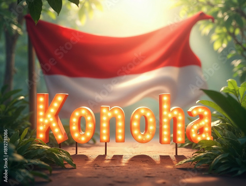 Konoha Indonesia Unity Concept Art