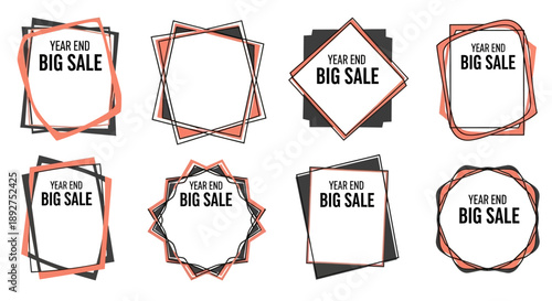 Year End Big Sale Banners and Frames.