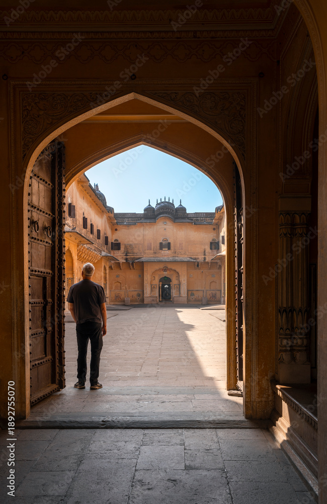 Naklejka premium Sheesh Mahal palace, Rajasthan India