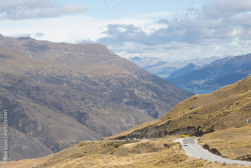 mountain in Queenstown route south island new zealand