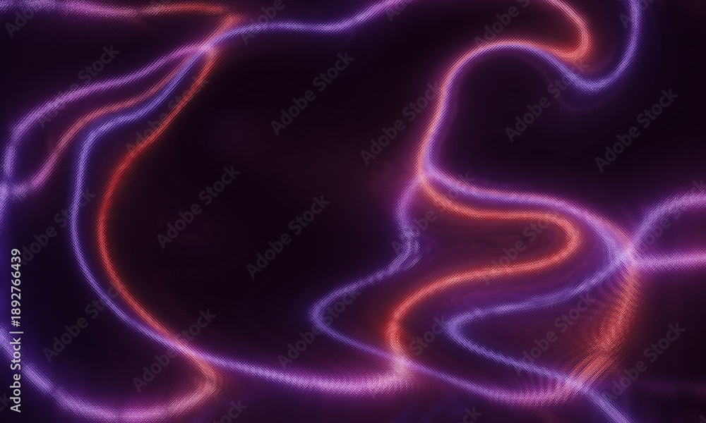 Obraz premium Abstract neon gradient background. Glass effect, neon lines.
