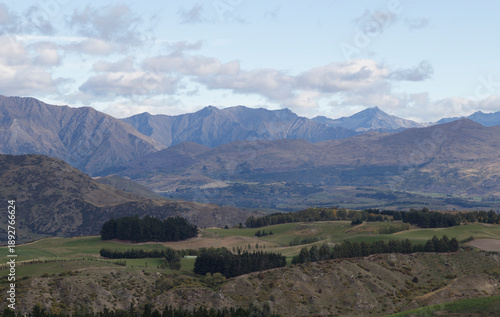 mountain in Queenstown route south island new zealand