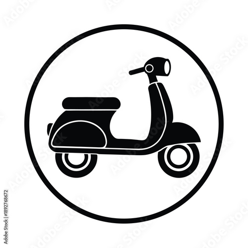 Scooter Rental Service Icon