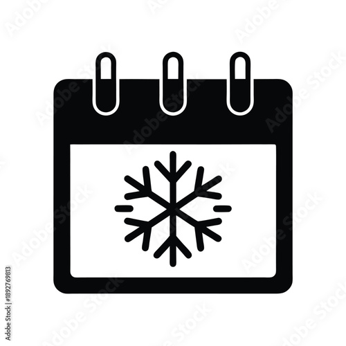 Seasonal Calendar Planning Icon