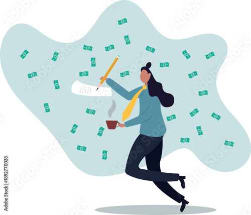 Make money from writing blog online, monetize content, get income or earning from affiliate links.