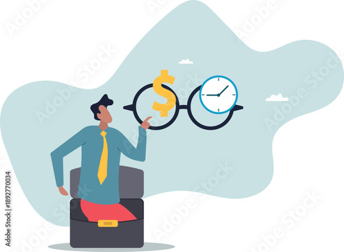 Time is money, investment profit or pension fund, value price or long term investing,about a man and his life.