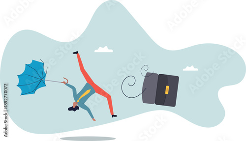 Business difficulty or obstacle in economic crisis, mistake or accident causing problem or failure,about a man and his life.