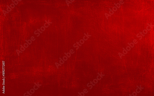Abstract red grunge decorative stucco background. Valentines day or Christmas design layout. Rough stylized texture banner with copy space.. 