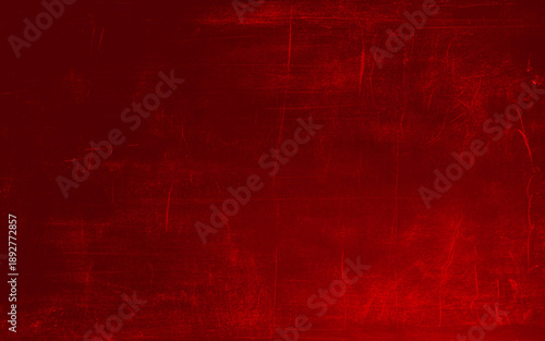 Abstract red grunge decorative stucco background. Valentines day or Christmas design layout. Rough stylized texture banner with copy space.. 