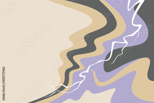 Modern Abstract Flowing Design with Dynamic Streaks, futuristic motion background concept