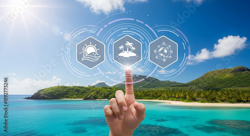 Advancing Sustainable Island Tourism: Climate Resilience and Ecosystem Protection with Digital Tools