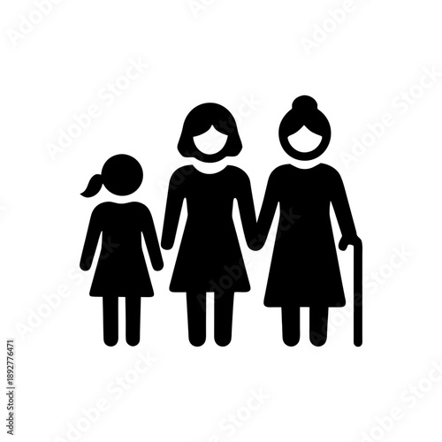 Lineage and Generational Bond Icon