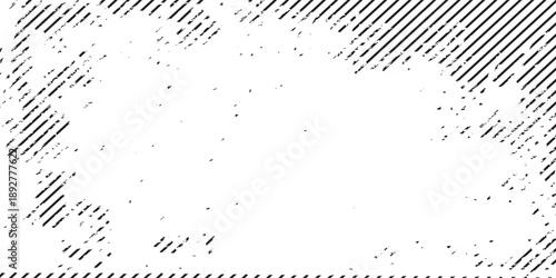 Slash line. Border with diagonal lines. Angle of tilt stripes. Black pattern of footer isolated vector on white background.Eps10