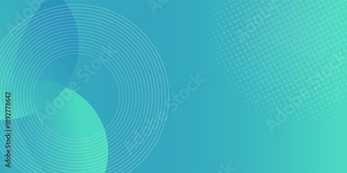 Modern abstract bright blue green gradient illustration background with simple pattern. vector background