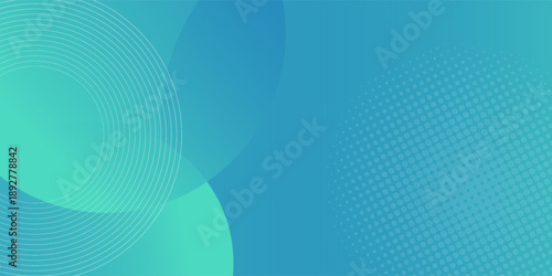 Modern abstract bright blue green gradient illustration background with simple pattern. vector art