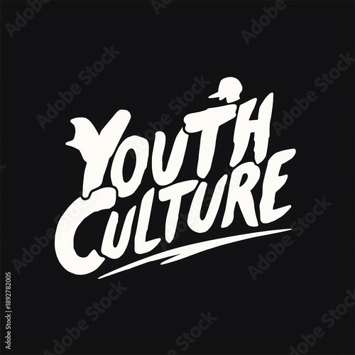 Youth Culture in Focus: An eye-catching logo boldly declares Youth Culture, representing the spirit, trends, and values of the next generation.