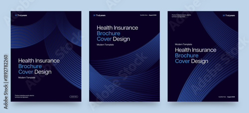 Modern Brochure Cover Template, Multipurpose Front Page Design for Company Report & Document Layouts, Business Flyer & Poster Layout