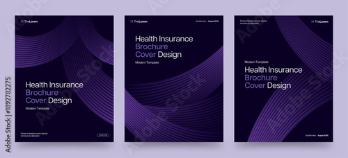 Modern Brochure Cover Template, Multipurpose Front Page Design for Company Report & Document Layouts, Business Flyer & Poster Layout