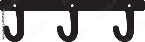 Archery Bow Rack Wall Mount Silhouette