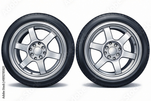 car wheel on white background, car wheel Drivetrain System Illustration, Detailed and Sprocket Line Art for Technical Design.