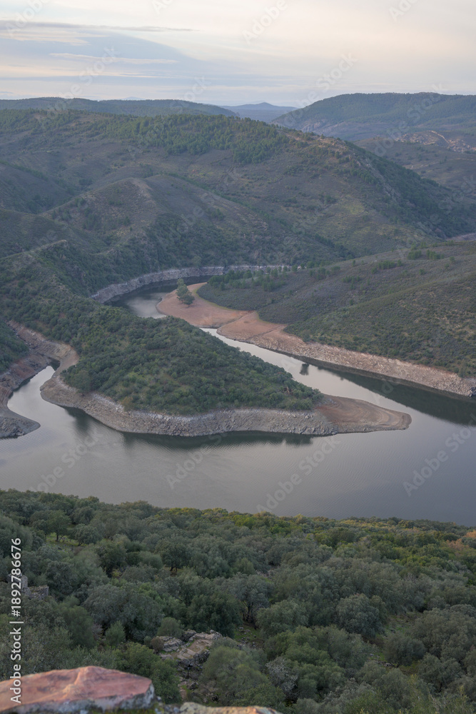 custom made wallpaper toronto digitalTagus river meander Monfrague landscape