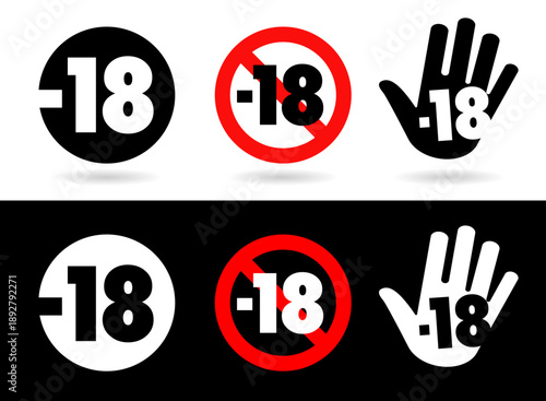 Interdiction au moins de 18 ans	