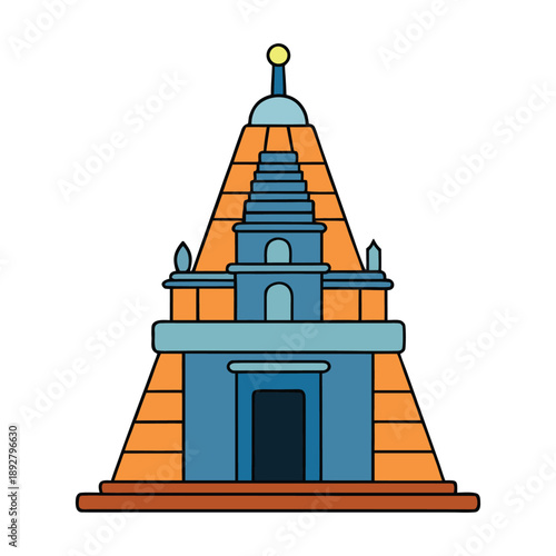 The Ram Temple in Ayodhya, India, is a grand Hindu shrine dedicated to Lord Rama. Built in traditional Nagara style, it stands at his believed birthplace and is a major spiritual and cultural landmark