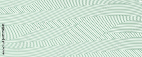 farm green banner, organic abstract background with fields. wavy green lines, natural organic products. ecology background. striped farmer green Pattern