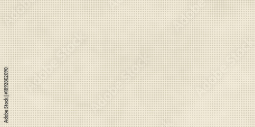 Vintage beige halftone paper texture. Craft ecru wallpaper with speckles, flecks, particles. Retro light cream grunge grain overlay background. Dirty dotted specked canvas material backdrop. Vector