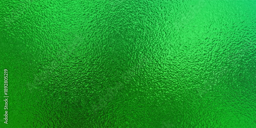 green Foil Texture Background with Glass Effect or sea green glass texture. Abstract gradient bright light reflection and shiny rough texture surface. Glass effect background