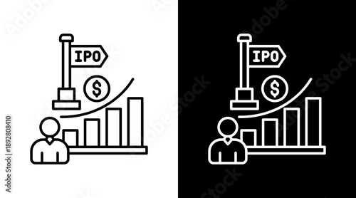 Ipo  White Icon Set Design