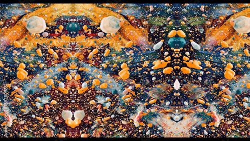 Abstract art background . Hand painting artwork on canvas .