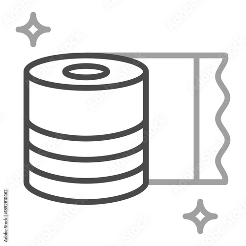 Toilet Paper Icon
