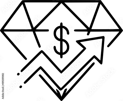 Value Proposition icons for web and mobile UI design. Glyph vector with editable stroke
