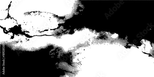 Rough black and white texture vector. Distressed overlay texture. Grunge background. Abstract textured effect.