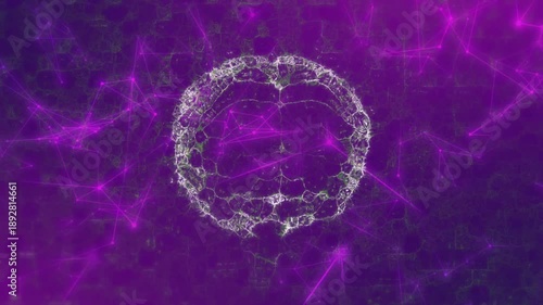 Faint filament seed appearing, brain ring forming, pulsing and expanding to show neural network