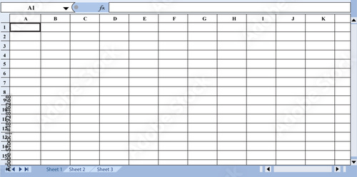 Foto excel interface