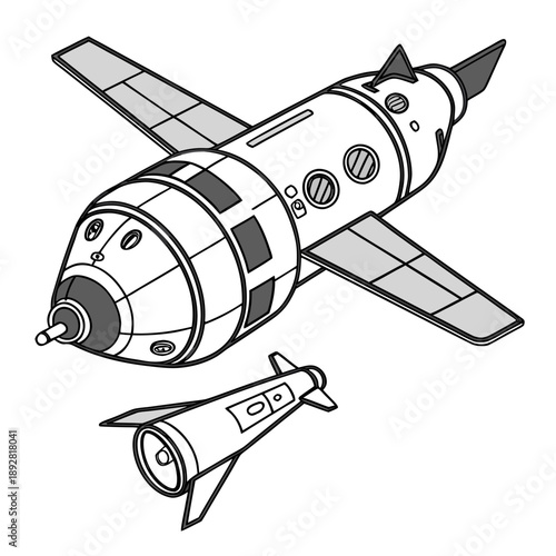 Hybrid aircraft and space capsule fusion with rocket