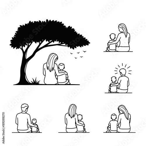 Family enjoying quality time together