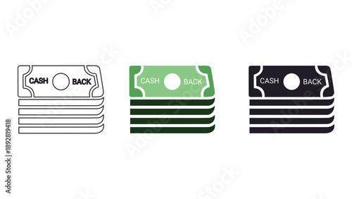 stack of cash back labels representing accumulated rewards