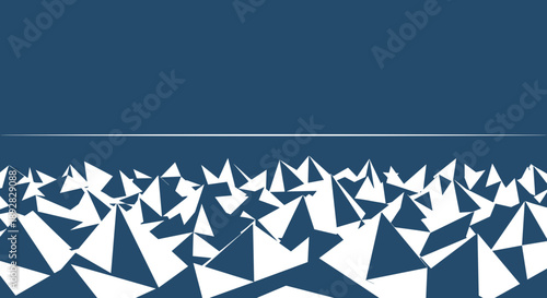 Abstract Geometric Landscape with Sharp Triangles.