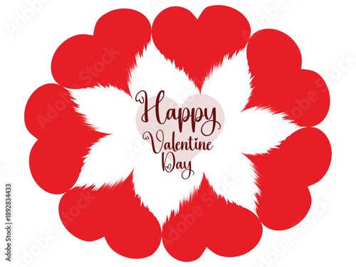 Happy Valentine's Day Heart Wreath