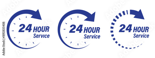 12 hours timer vector symbol black color style isolated on white background. Clock, stopwatch, cooking time label. 10