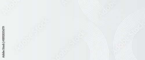 Modern shiny white diagonal rounded lines graphic design. Abstract white glowing geometric lines on grey background.
