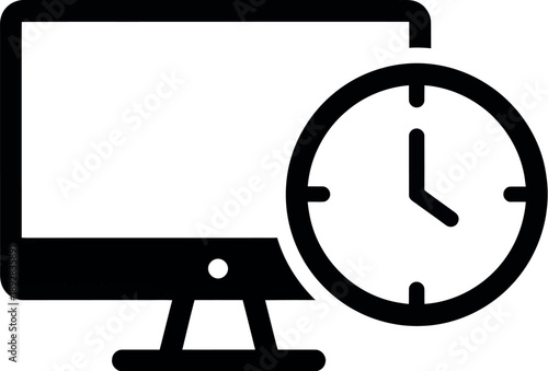 Monitor and clock