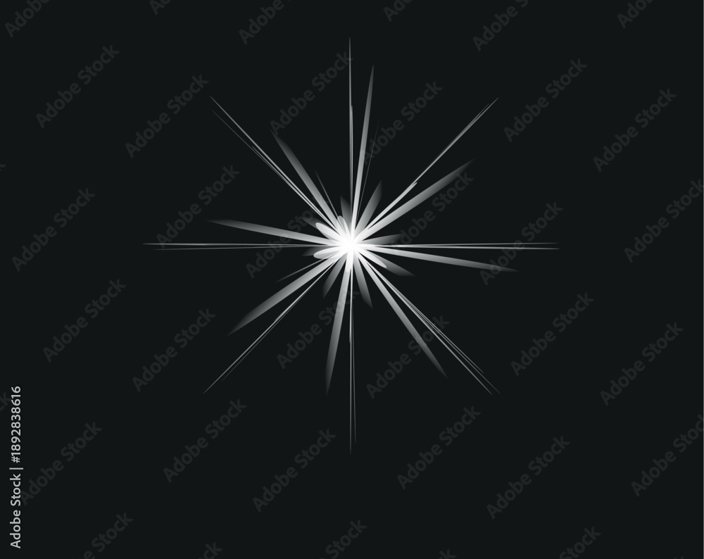 Fototapeta premium Abstract Golden Light Effect Background with Glow and Sparkles