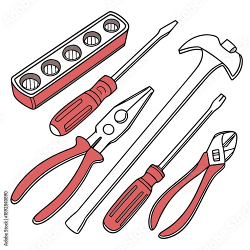 Essential tool set for home repairs
