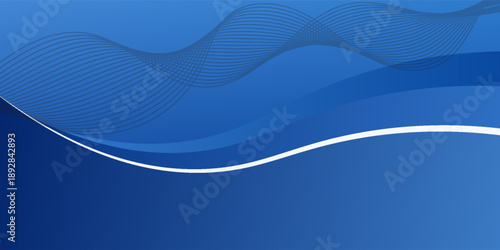 Gradient blue abstract background with a soft curve and smooth lighting.eps 10