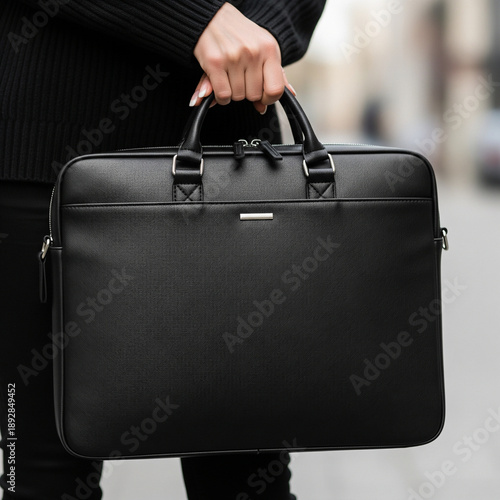 businessman holding a suitcase