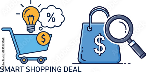 Innovative approach to smart shopping, discovering great deals, maximizing savings, and finding valuable discounts in the marketplace for consumers